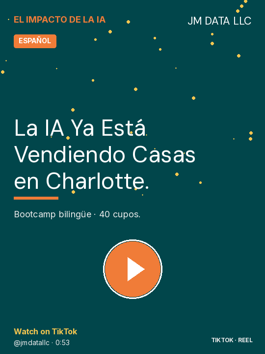 La IA Ya Est&aacute; Vendiendo Casas &mdash; Spanish bootcamp video thumbnail
